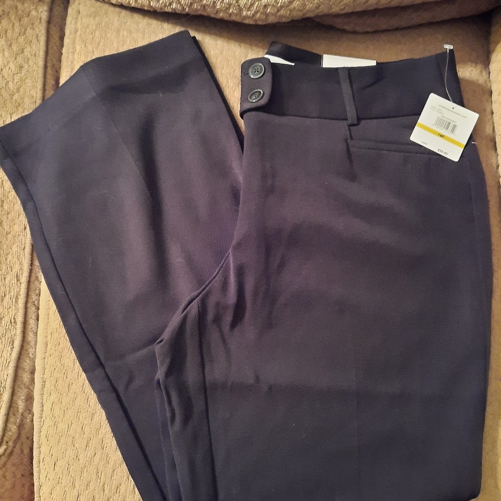 NWT Rafaella Women's Black Trouser/Dress Pants